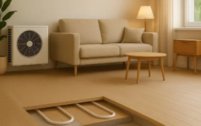 Suelo radiante con aerotermia: la combinación más eficiente para tu hogar